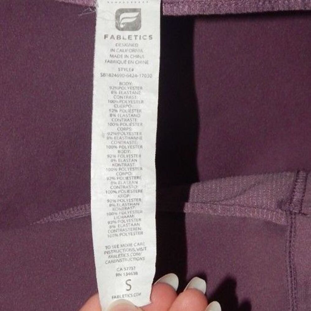 Fabletics Sammy Jacket Women's Small Solid Light … - image 7